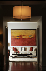 校长官邸的现代家具。