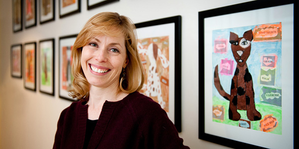 兽医学院的Jeannine Moga。