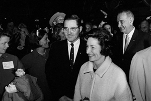 LBJ，Lady Bird and Bill星期五。