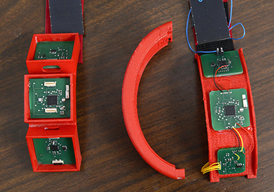 HET腕带的原型。图片来源:北卡州立大学。点击放大。