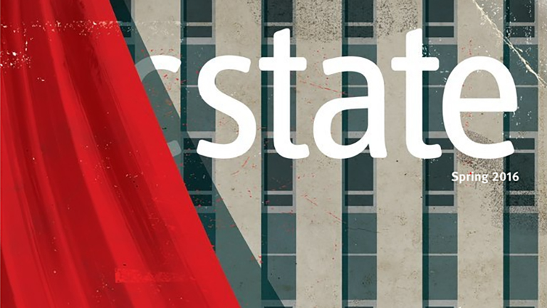 NC州校友杂志的2016年春季版封面的快照。