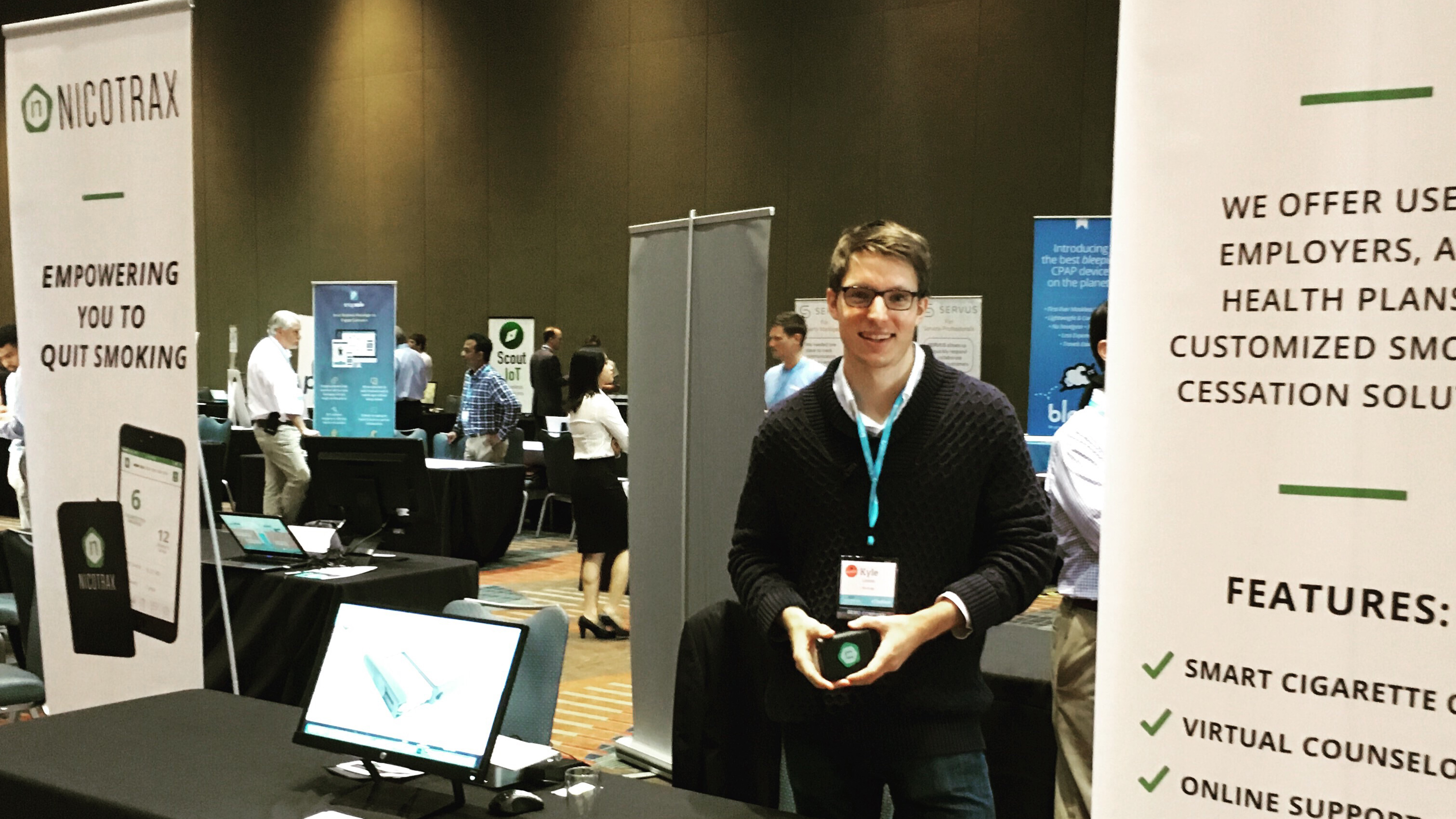 Nicotrax首席执行官凯尔·林顿