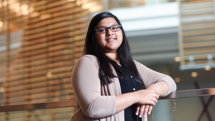 NC国家毕业生Anu Hanumanthu。