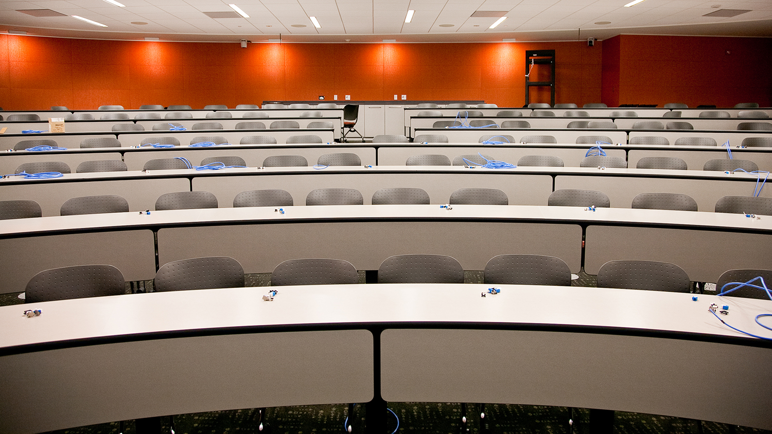 empty classroom