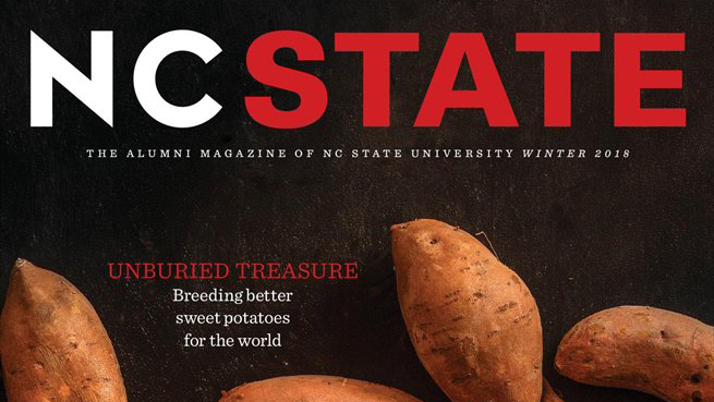 北卡罗来纳州杂志2018年冬季版封面快照。