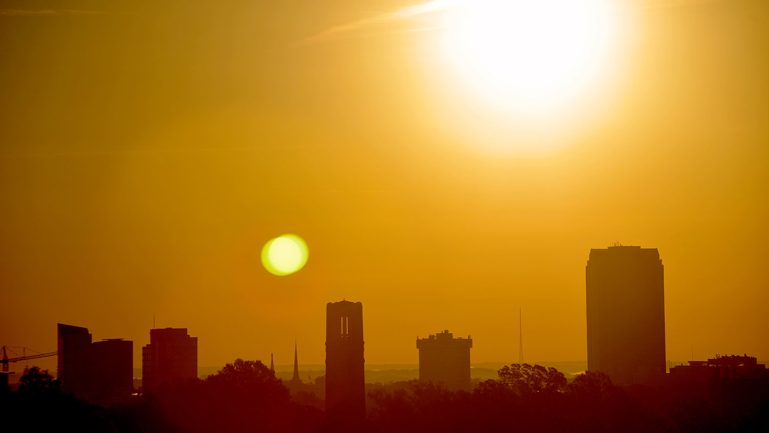 北卡罗来纳州立大学校园的阳光
