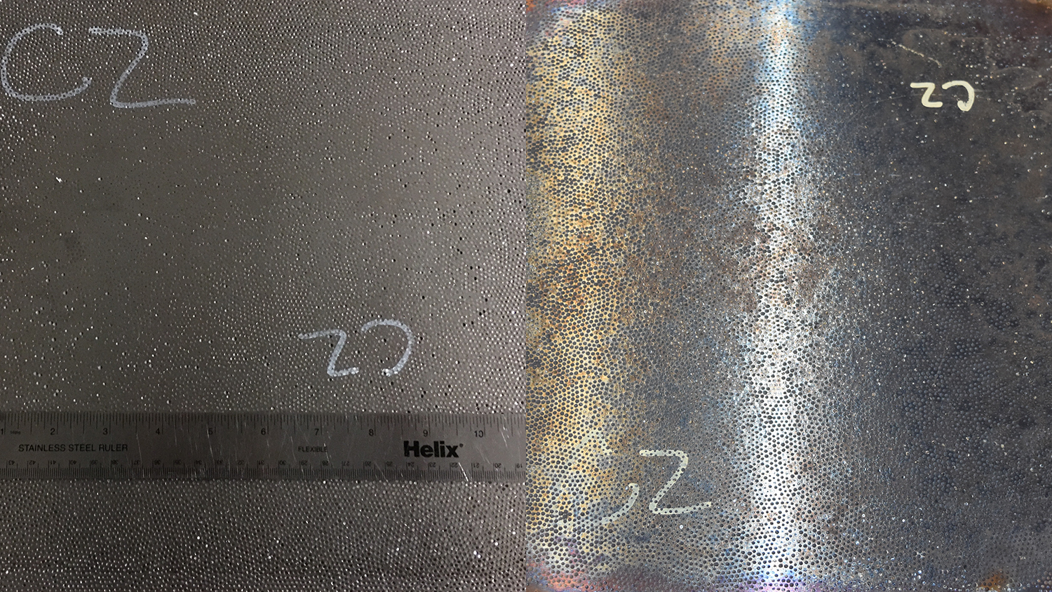 复合金属泡沫塑料的两张图片