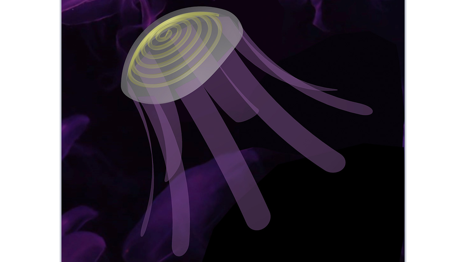 一个机器人水母的插图
