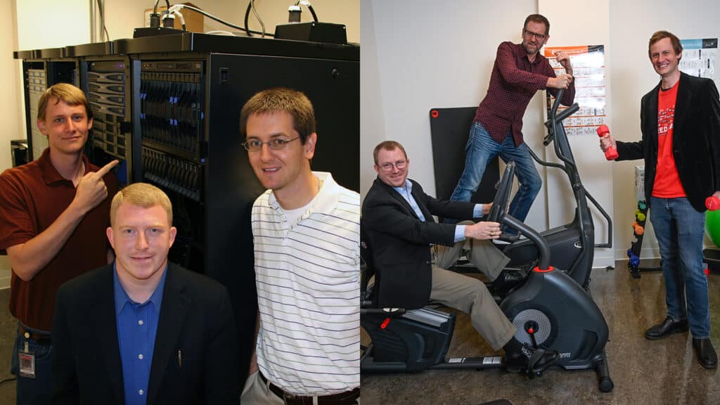 前后照片 服务器室周五学院